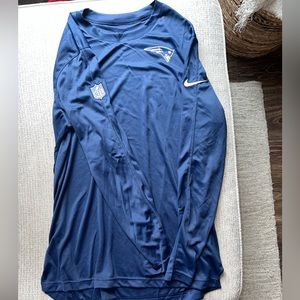 Nike New England Patriots Nike Sideline Coach Performance Long Sleeve T-Shirt